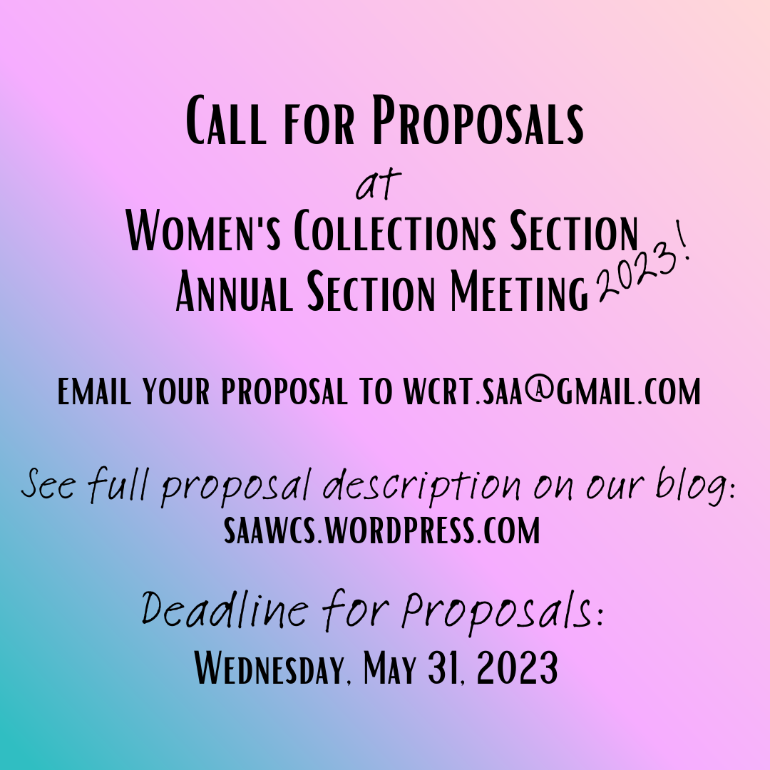 EXTENDED: Call for Presentations for Annual Section Meeting!